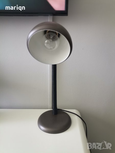 Настолна лампа тъмно сива, снимка 1