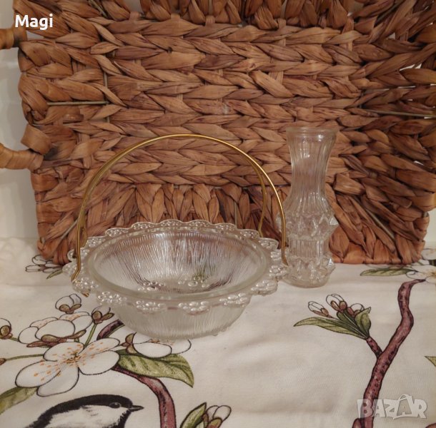 Ваза за малки цветя и бонбониера, снимка 1