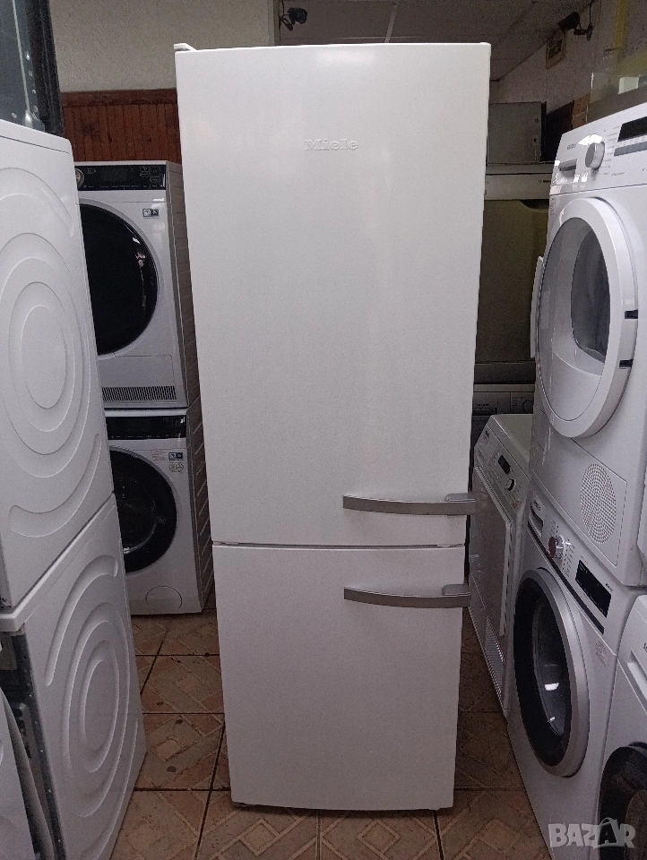 Комбиниран хладилник с фризер Миеле Miele Made in Germany с две години гаранция!, снимка 1