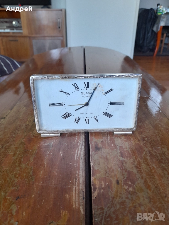 Настолен часовник,будилник СЛАВА,SLAVA #15, снимка 1