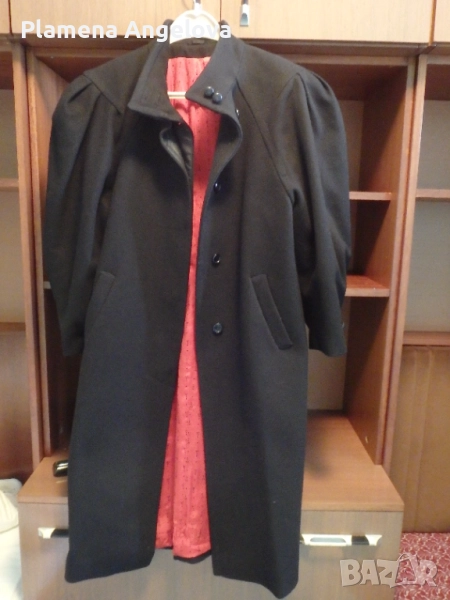 Винтидж дамско палто от 90-те, 100% вълна, снимка 1