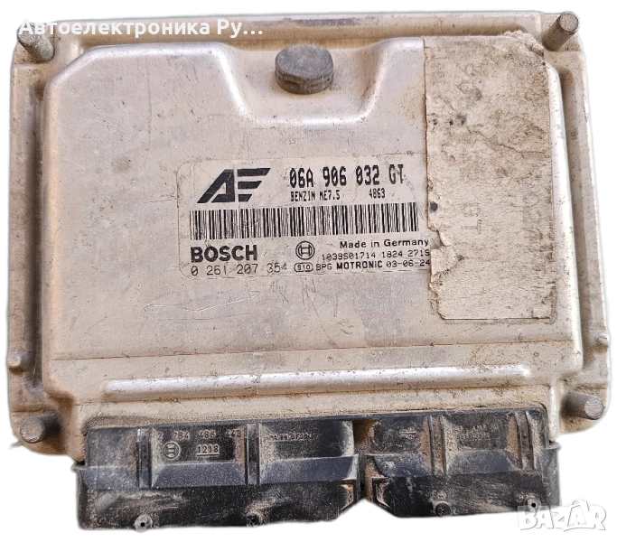 компютър на двигателя 06A906032GT, 0261207354 на Seat Alhambra, Volkswagen Sharan, Bosch, снимка 1