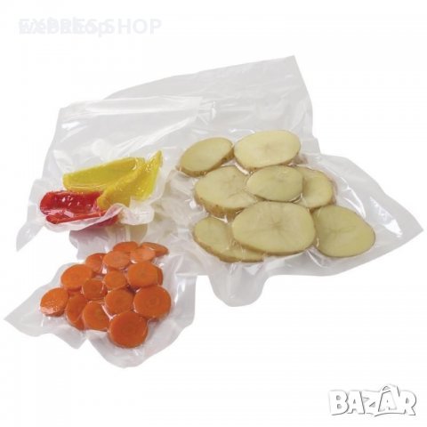 ГОФРИРАНИ ПЛИКОВЕ ЗА ВАКУУМИРАНЕ, 100 БРОЯ– 20Х30см, снимка 1