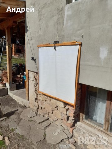 Стар прожекционен екран,табло, снимка 5 - Други ценни предмети - 32004119