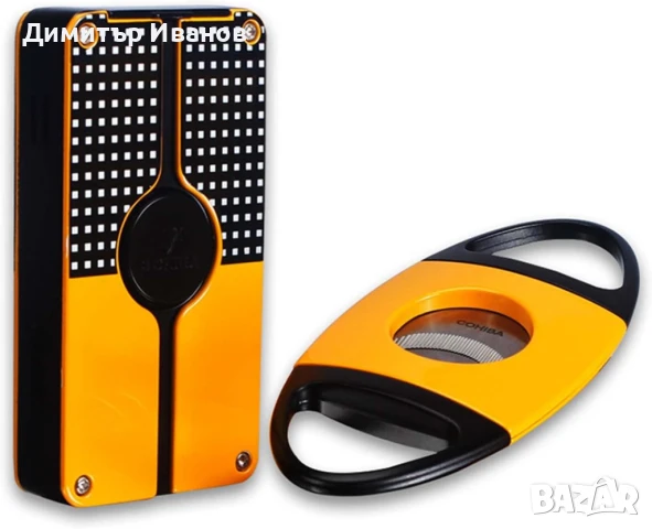 Cohiba подаръчен комплект от запалка с пънчър и ножица за пури, снимка 14 - Запалки - 50999036