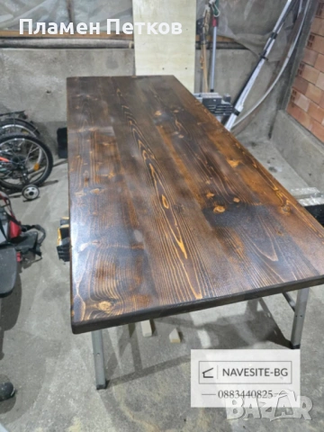 ИЗРАБОТКА НА ДЪРВЕНИ ПЛОТОВЕ ОТ МАСИВ, снимка 3 - Маси - 54147106