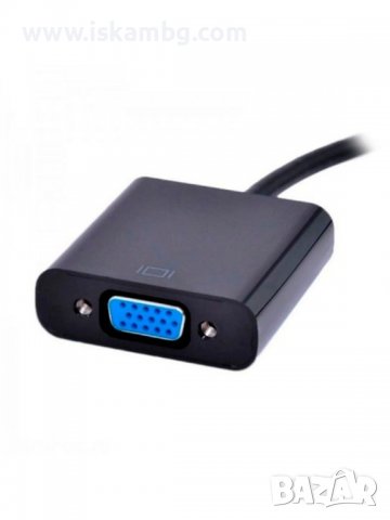 HDMI към VGA адаптер/преходник/конвектор за свързване на компютър към монитор - КОД 1376, снимка 4 - Друга електроника - 37149154