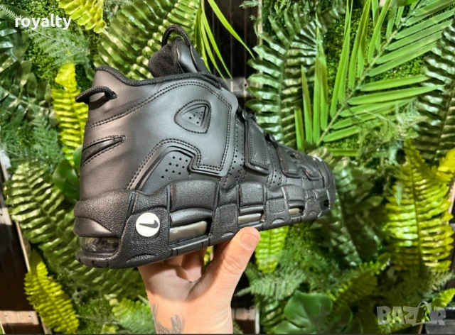 Nike Air More Uptempo Мъжки Черни Кецове 40-44 Номер , снимка 3 - Маратонки - 53053538