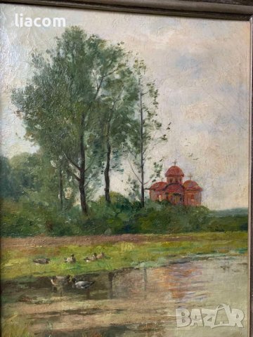 АСЕН БЕЛКОВСКИ/1879-1957/ - масло/пейзаж, снимка 8 - Картини - 39076927