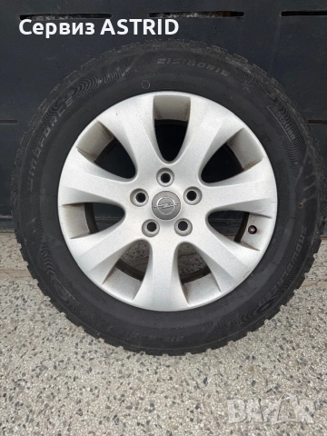 Продавам  оригинални джанти за Опел, Шевролет 16 цола - 5x115 с чисто нови  зимни гуми 225x60