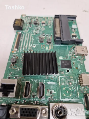FINLUX 43-FFA-5230 MAIN BOARD 17MB171 POWER 17IPS62 TCON CCPD-TC425-002 PANEL VES430UNDP-N1-N42, снимка 2 - Части и Платки - 55980051