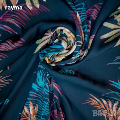 Плат дизайнерско черно кади принт, снимка 5 - Рокли - 29463663