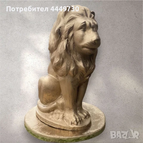 Лъв от бетон , снимка 2 - Статуетки - 50801142