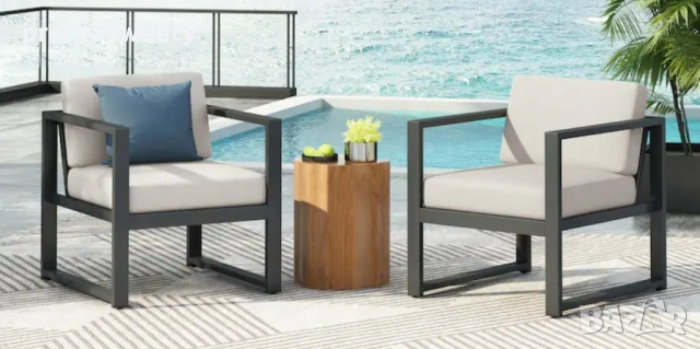 Метален градински сет/комплект в индустриален стил по поръчка , снимка 8 - Дивани и мека мебел - 53986617