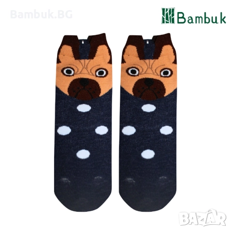 Дамски чорапи за весело настроение “Сладки кученца”, снимка 13 - Други - 52577770