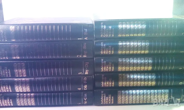Речници/енциклопедия Store Norske лексикон томове 1, 2, 3, 4, 5, 7, 8, 9, 10, 14