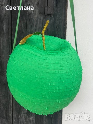 Пинята Зелено ябълко , снимка 5 - Декорация за дома - 44149751