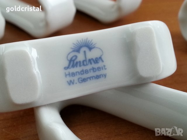  Немски порцелан пръстени халки рингове за салфетки , снимка 2 - Антикварни и старинни предмети - 37348199