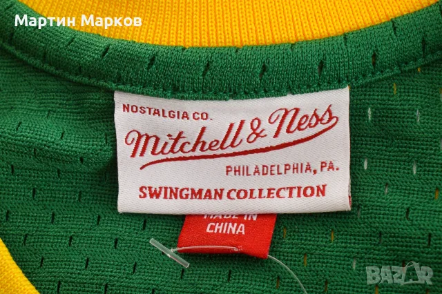 Mitchell & Ness Swingman Jersey Seattle SuperSonics - Shawn Kemp 1994-95 Jersey , снимка 6 - Спортни дрехи, екипи - 56233997