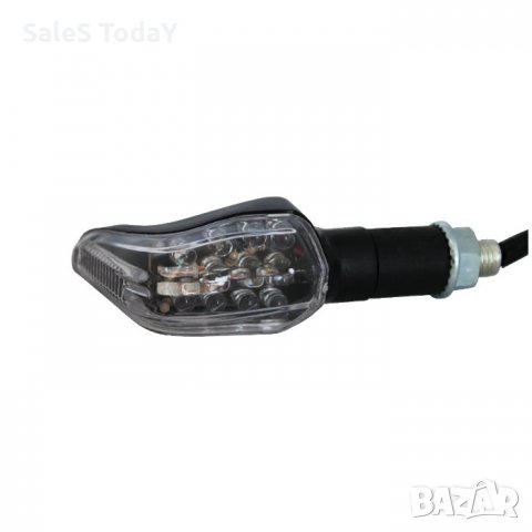 Диодни мигачи за мотор LED , бял, снимка 2 - Аксесоари и консумативи - 32064642