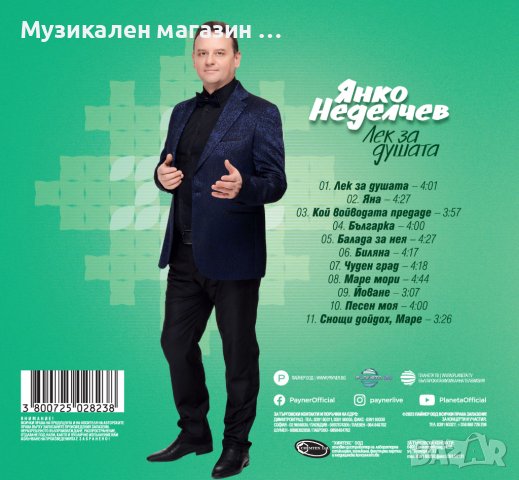 Янко Неделчев-Лек за душата, снимка 2 - CD дискове - 40662502