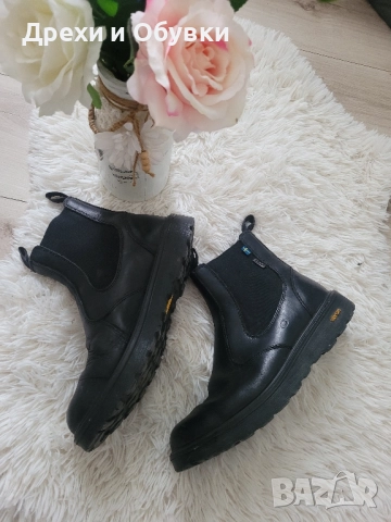 Черни боти ЕСТЕСТВЕНА кожа , снимка 4 - Дамски боти - 52548135