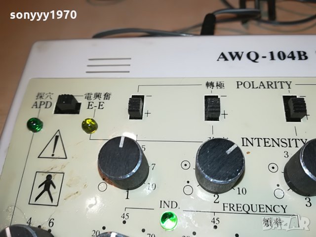 ПОРЪЧАНО-AWQ-104B TENS-УРЕД ЗА АКУПУНКТУРА+КАБЕЛИ, снимка 8 - Друга електроника - 29247068
