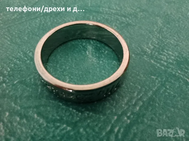3 сребристи дамски пръстена (вътрешен диаметър 17 мм), снимка 3 - Пръстени - 56137784