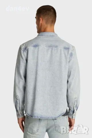 дънкова риза-яке Calvin Klein Jeans, снимка 3 - Ризи - 55950603