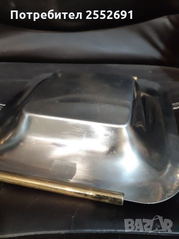 Поднос с позлата - 24 К, снимка 5 - Антикварни и старинни предмети - 34183789