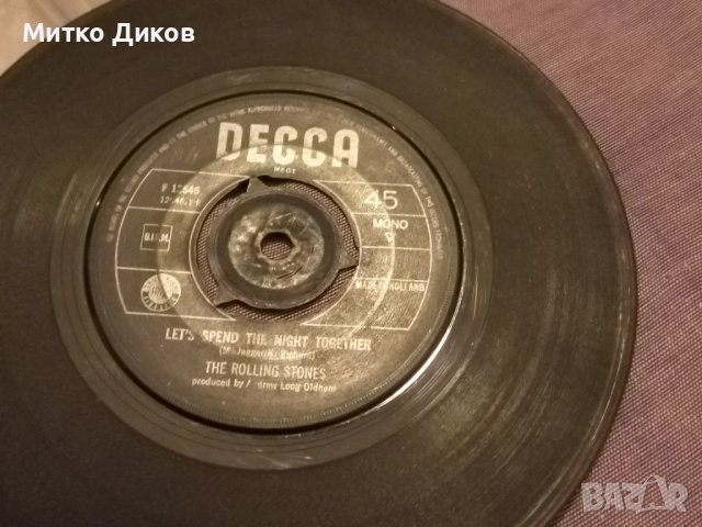 The Rolling Stones Let's spend the night together-Ruby tuesday Decca 1967г Ролинг Стоунс плоча 
