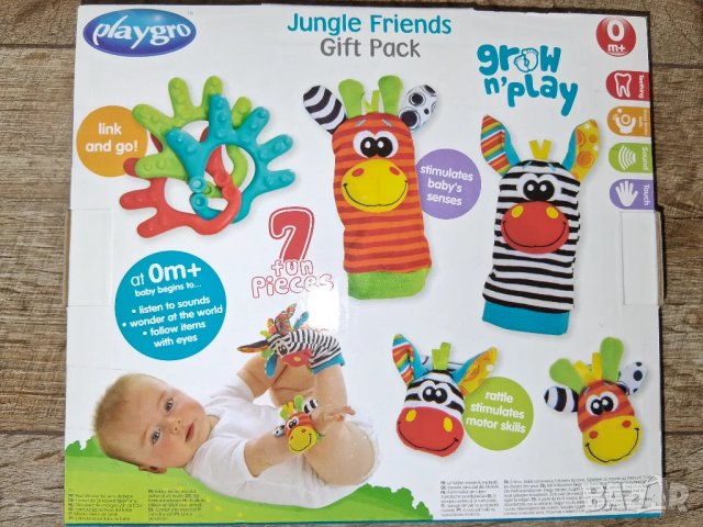Playgro комплект , снимка 3 - Дрънкалки и чесалки - 49895639