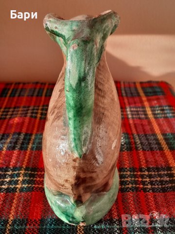 Стара малка керамична ритуална каничка - Заек, снимка 5 - Други ценни предмети - 44302878