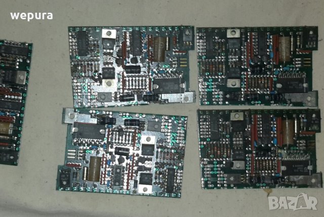 платки платка с елементи  аналогов усилвател с TDA 1510 транзистори TIP120 И др