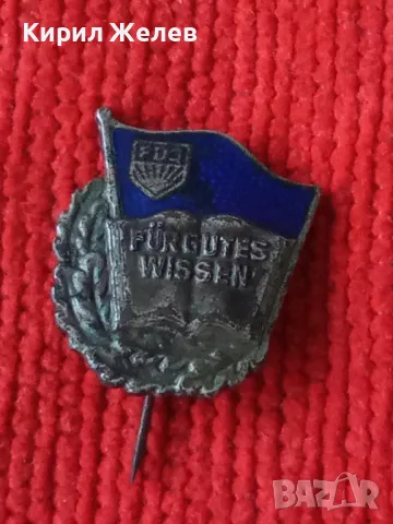 СТАРА ПОСРЕБРЕНА ЕМАЙЛИРАНА РЯДКА НЕМСКА ЗНАЧКА 16835, снимка 6 - Колекции - 33161745