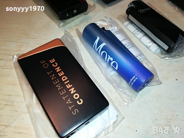 SOBRANIE-DAVIDOFF-МАРКОВИ МЕТАЛНИ ЗАПАЛКИ 1504221102, снимка 4 - Запалки - 36464480