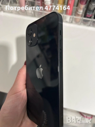 iphone 12 (цвят-черен)  + зарядно и калъфи \ 128GB, снимка 3 - Apple iPhone - 53936760