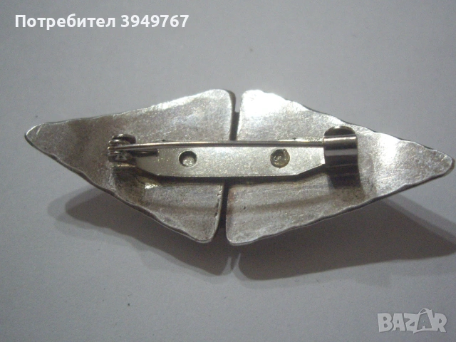 Стара сребърна брожка., снимка 2 - Други - 54361933