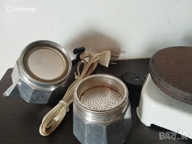 Българско котлонче 400W-1983г. с малка кафеварка., снимка 2 - Кафемашини - 56056937
