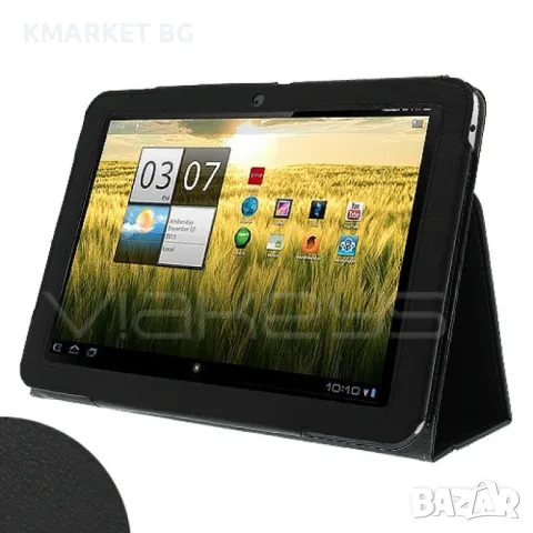 Acer Iconia Tab A200 Кожен Калъф Черен, снимка 1