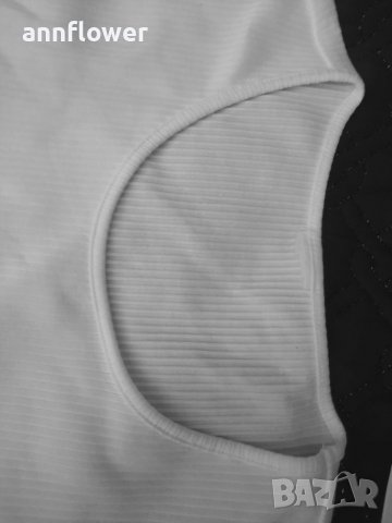 Тениска бяла рипс, снимка 7 - Тениски - 37634424