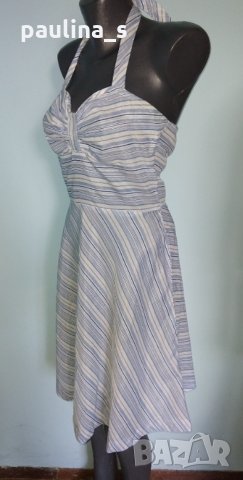 Сладурска рокля с гол гръб модел с бюстие 
