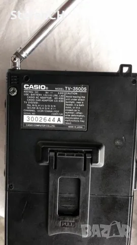  ретро портативен CASIO tv-3500S, снимка 2 - Телевизори - 47395671