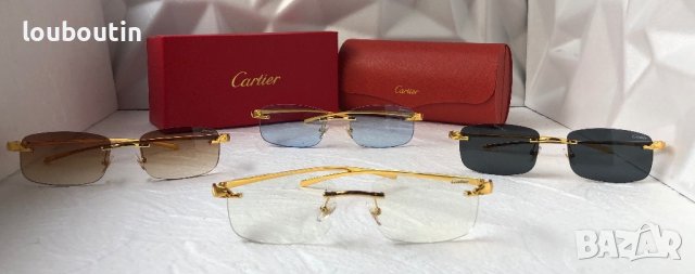 Cartier висок клас прозрачни слънчеви очила Мъжки Дамски слънчеви, снимка 10 - Слънчеви и диоптрични очила - 42759621