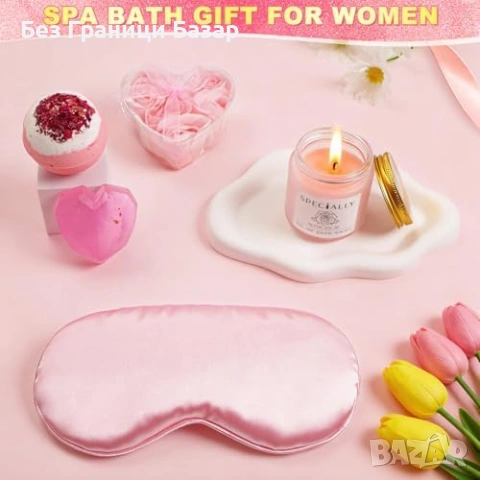 Нов Луксозен подарък за мама комплект с одеяло и термо чаша релакс 13 части, снимка 6 - Подаръци за жени - 54057478