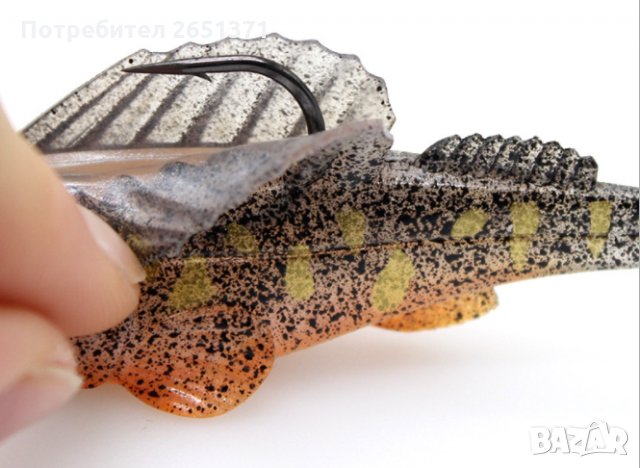 Силиконова примамка с кука, попче - 4 лв., снимка 5 - Стръв и захранки - 34533515