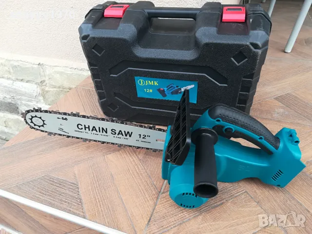 резачка за дърва ПО-ГОЛЯМА 12 инча с 2бр бат и зарядно 0304251549, снимка 5 - Градинска техника - 49751799