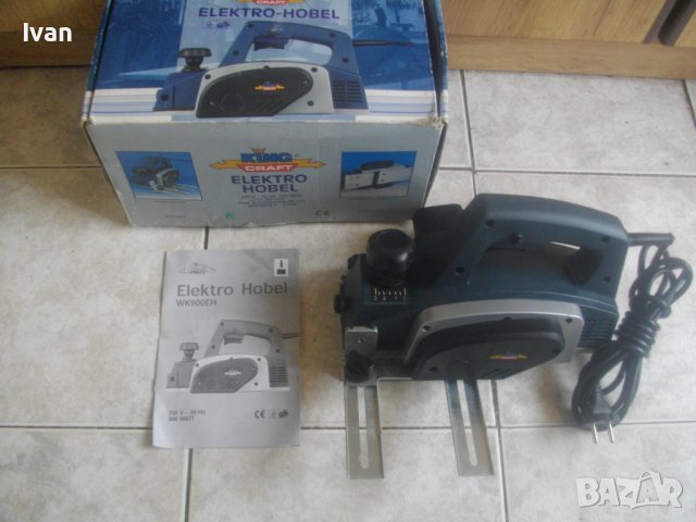 Ново-900W KING CRAFT/BOSCH 750W-Ел.Ренде-Хобел-Германия/Швейцария-Нож 82мм, снимка 2 - Други инструменти - 37494445