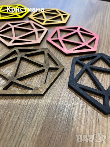 Дървени подложки за чаши, снимка 7 - Други - 37830966