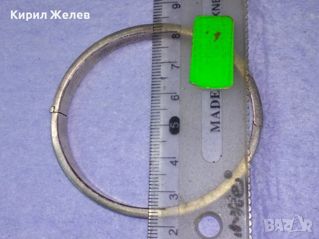 СТИЛНА и КРАСИВА СРЕБЪРНА РЕТРО АРТ ГРИВНА СРЕБРО 925 Стара МАЙСТОРСКА РЪЧНА ИЗРАБОТКА 37153, снимка 8 - Гривни - 42657333